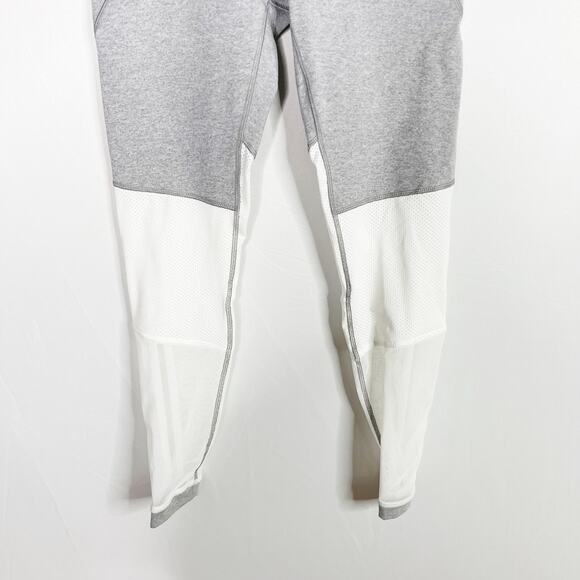 New Calia XS High Waist Filament 7/8 Leggings Alloy Heather Gray White Essential - Picture 4 of 14